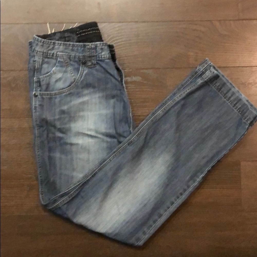 Blue Guru Vintage Jeans 32/33 Distressed EUC